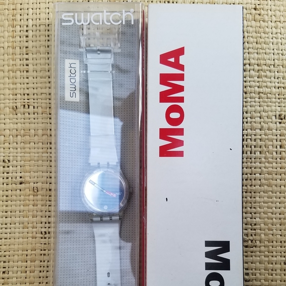 New Women's "Silver Swatch Watch" - Picture 2 of 7